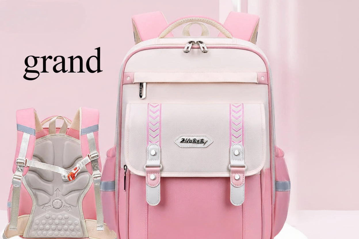 Cartable Orthopédique Enfant Imperméable - Sac à Dos Écolier Primaire