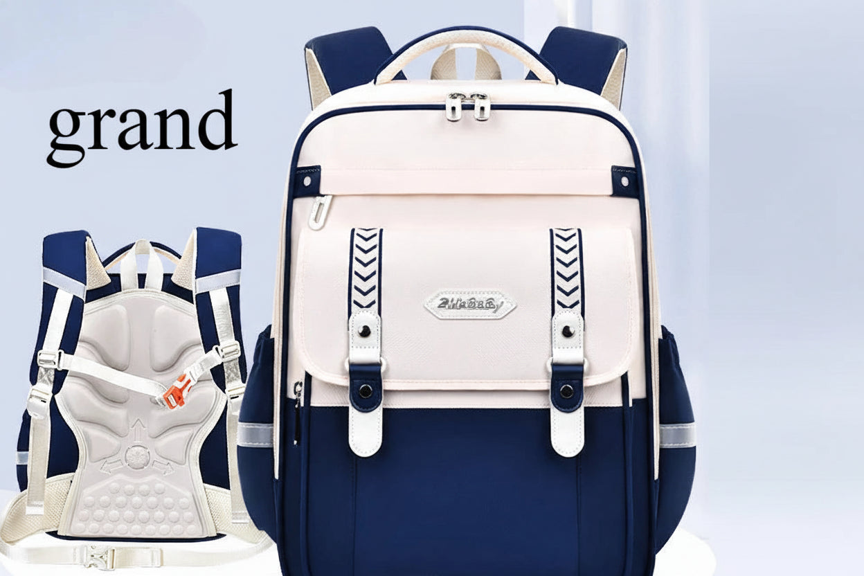 Cartable Orthopédique Enfant Imperméable - Sac à Dos Écolier Primaire