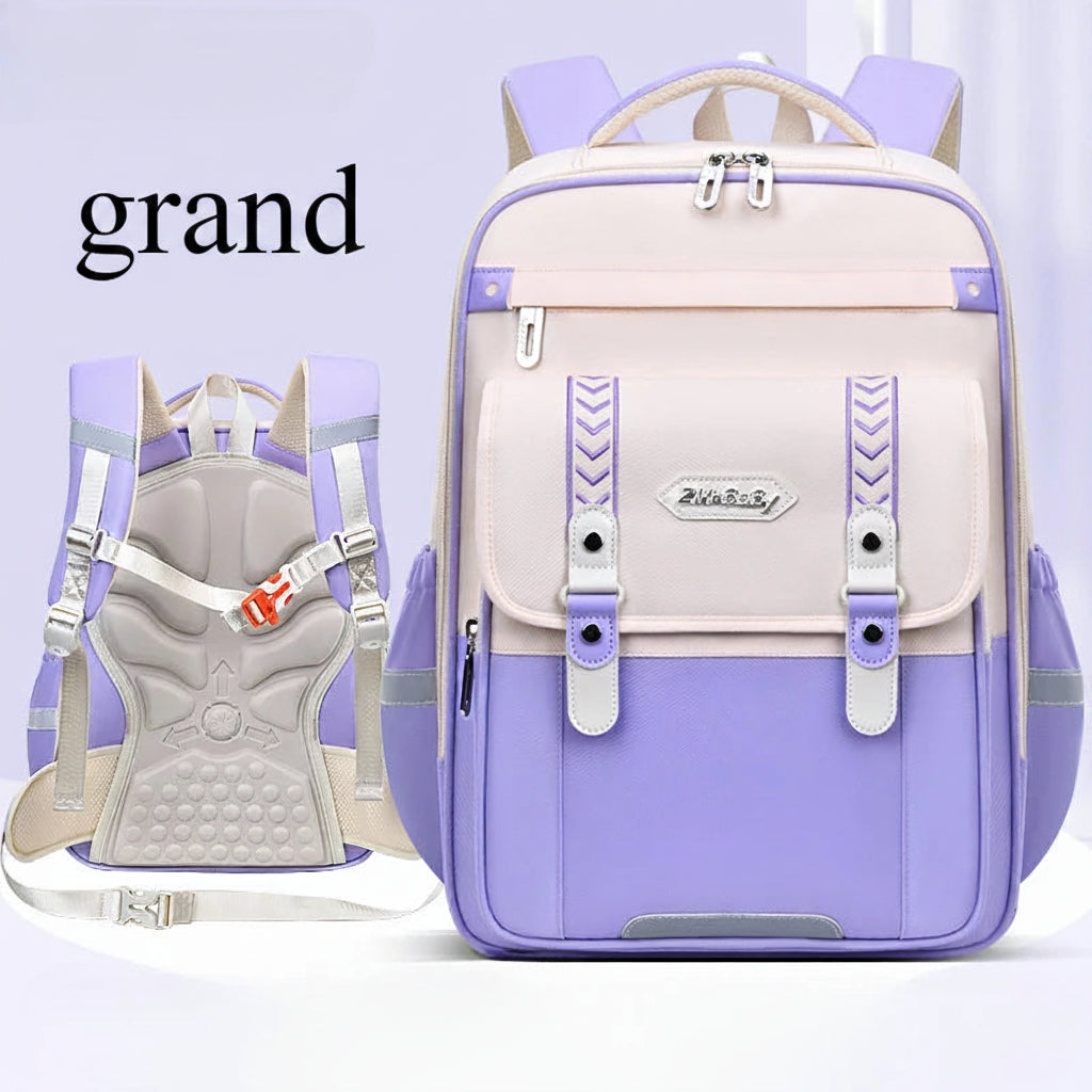 Cartable Orthopédique Enfant Imperméable - Sac à Dos Écolier Primaire
