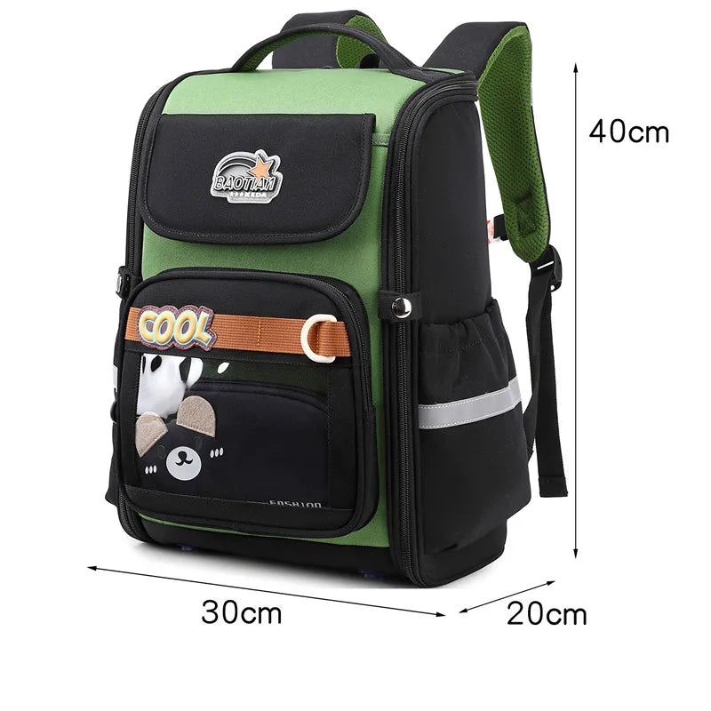 Cartable Orthopédique Enfant Imperméable avec Trousse - Sac à Dos Écolier