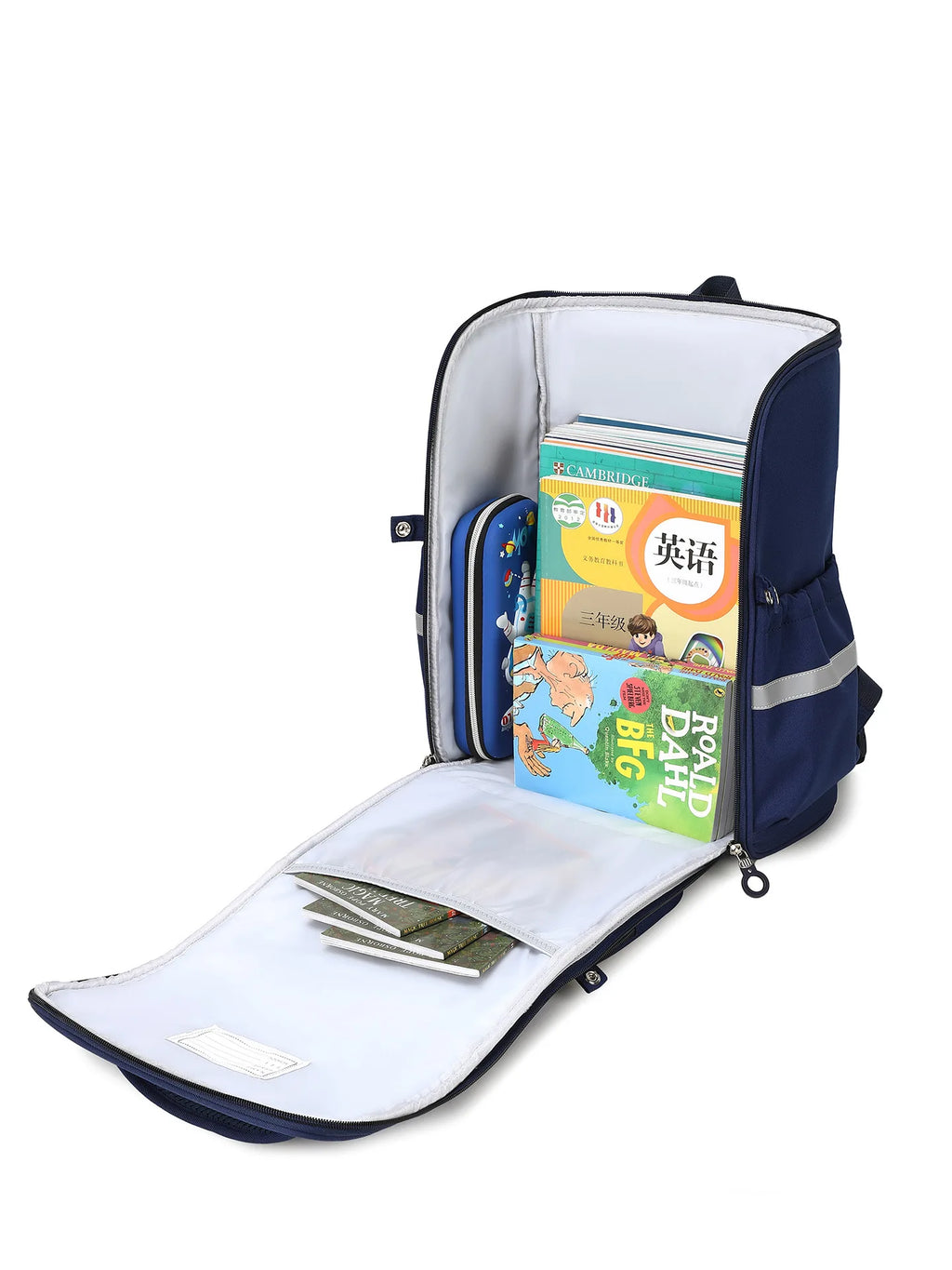 Cartable Orthopédique Enfant Imperméable avec Trousse - Sac à Dos Écolier