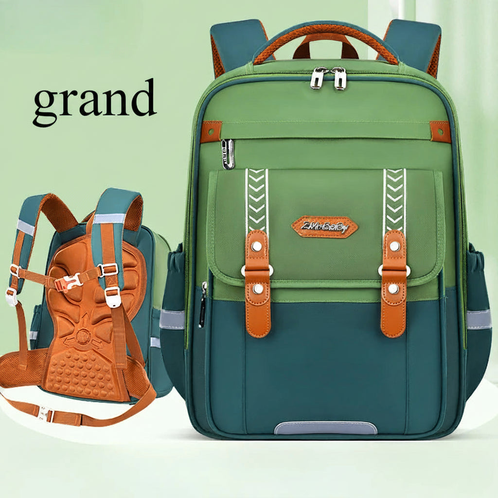 Cartable Orthopédique Enfant Imperméable - Sac à Dos Écolier Primaire