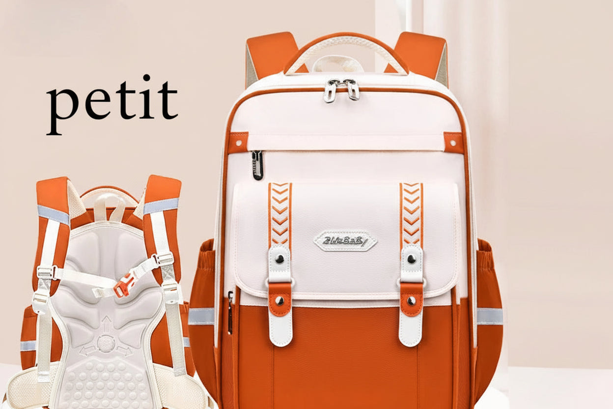 Cartable Orthopédique Enfant Imperméable - Sac à Dos Écolier Primaire