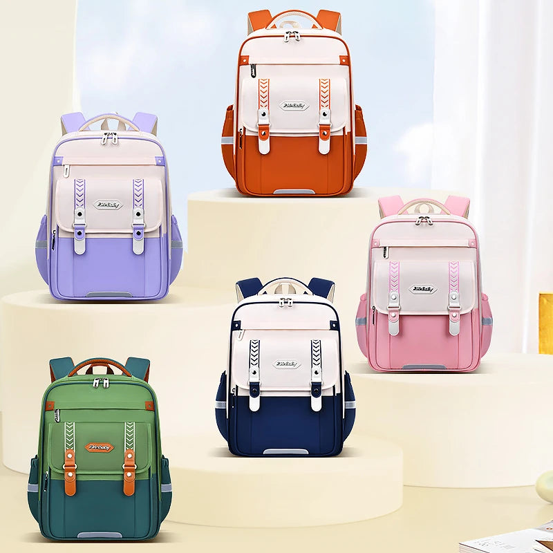 Cartable Orthopédique Enfant Imperméable - Sac à Dos Écolier Primaire