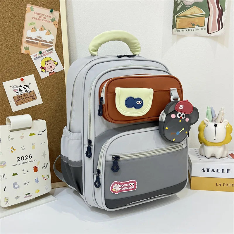 Cartable Scolaire Orthopédique Enfant – Sac à Dos Imperméable Oxford