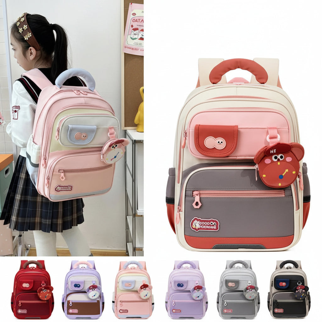 Cartable Scolaire Orthopédique Enfant – Sac à Dos Imperméable Oxford