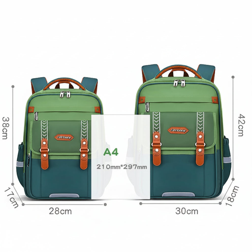 Cartable Orthopédique Enfant Imperméable - Sac à Dos Écolier Primaire