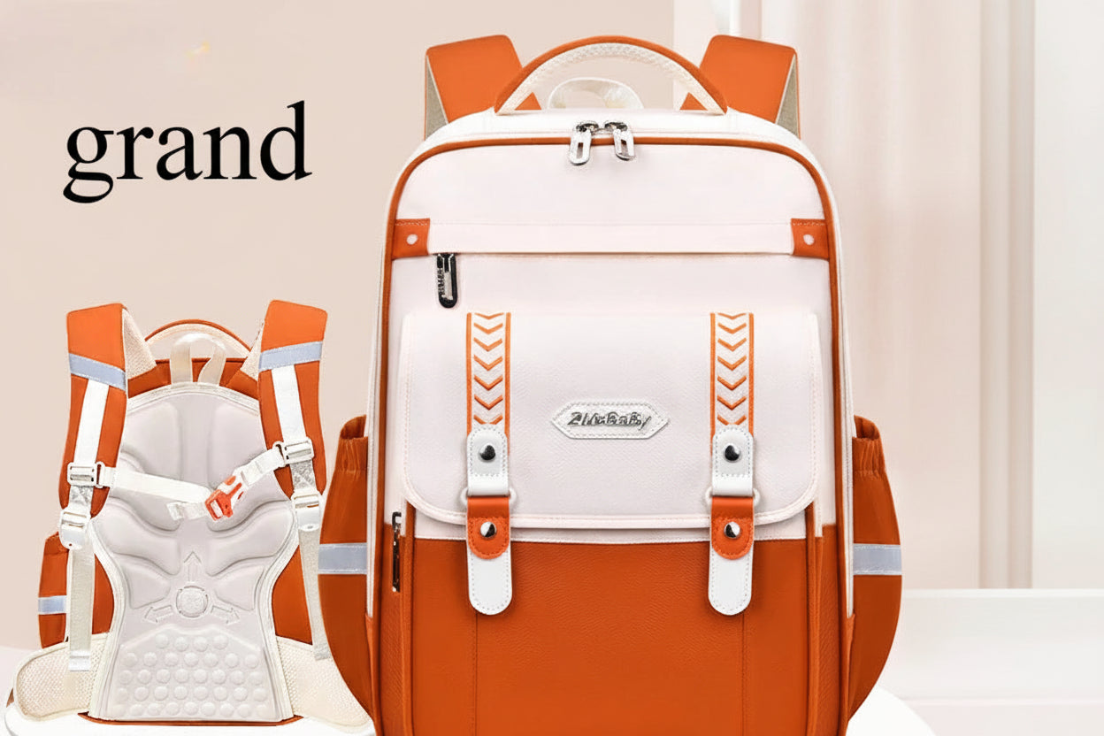 Cartable Orthopédique Enfant Imperméable - Sac à Dos Écolier Primaire